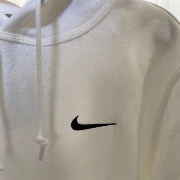 Nike White Mini Swoosh Hoodie - Picture 4 of 6